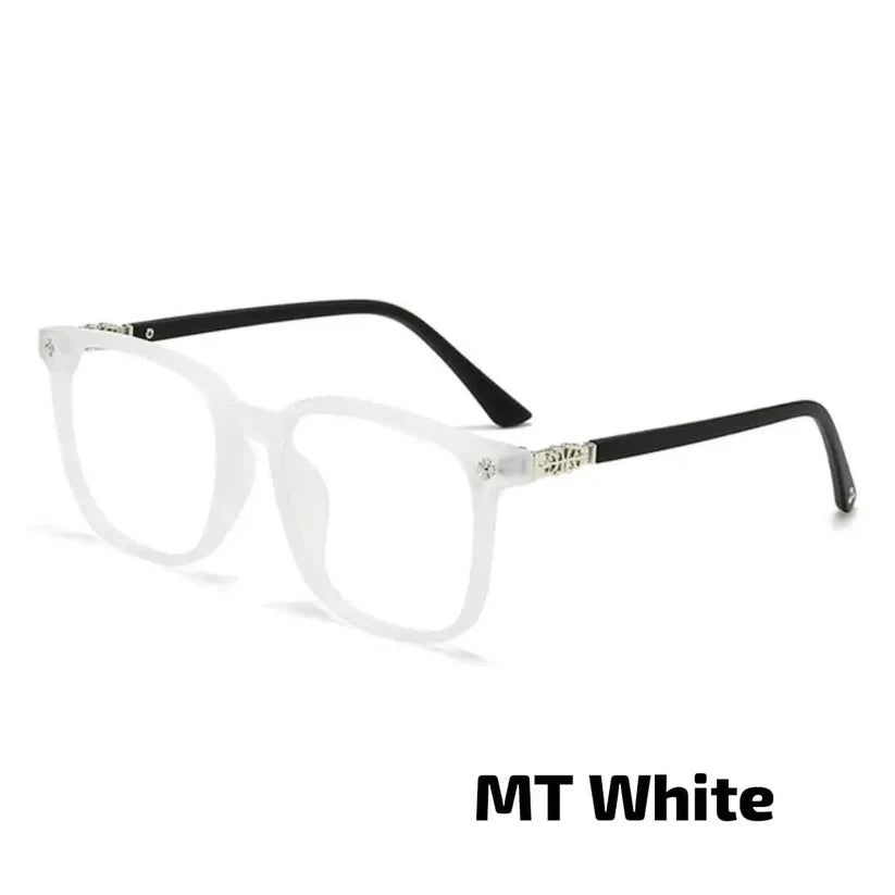 Anti-Radiation Square Glasses for Men & Women – Blue Light Blocking Eyeglasses with Metal Hinge Detail | Kabayan Merkado UAE