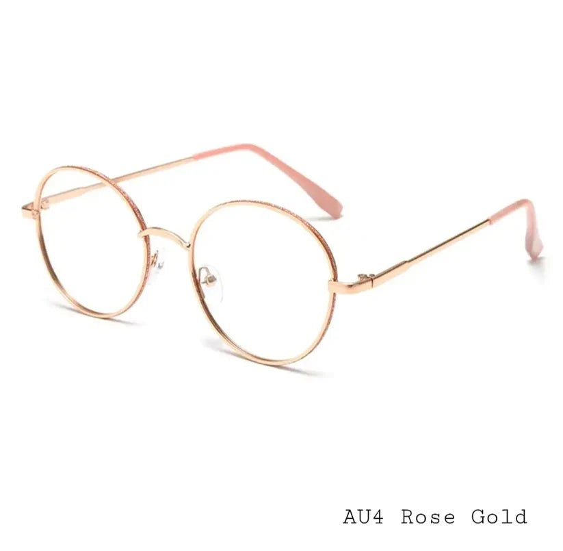 Round Photochromic Glasses UAE | Vintage Metal Transition Frame