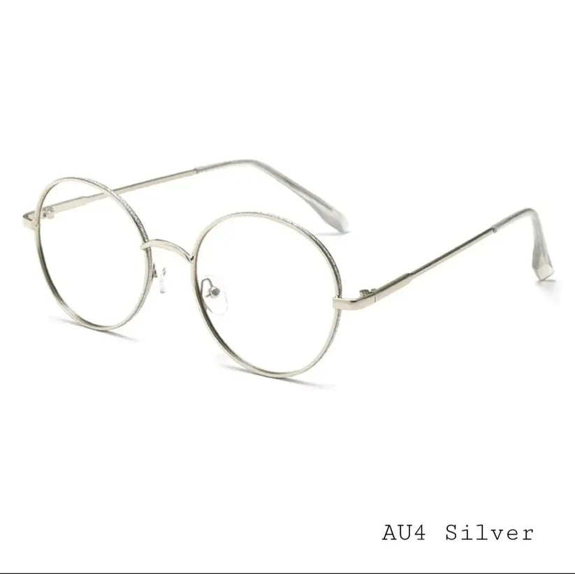 Round Photochromic Glasses UAE | Vintage Metal Transition Frame