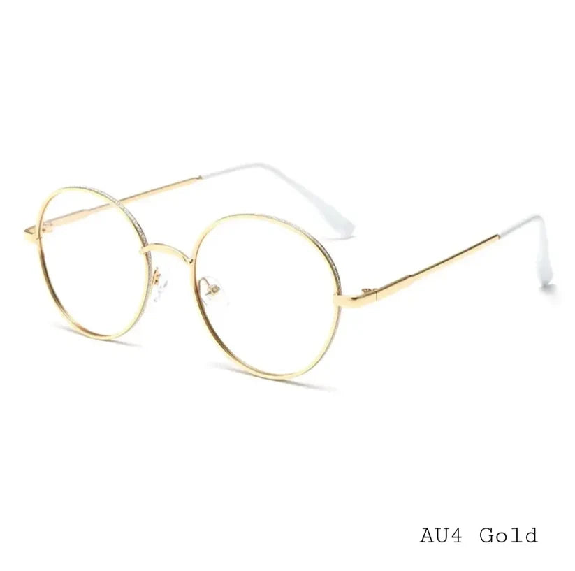 Round Photochromic Glasses UAE | Anti-Blue Light Transition Sunglasses – Vintage Metal Frame