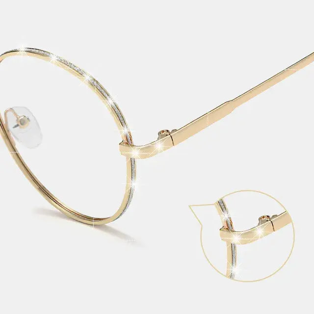 Round Photochromic Glasses UAE | Anti-Blue Light Transition Sunglasses – Vintage Metal Frame