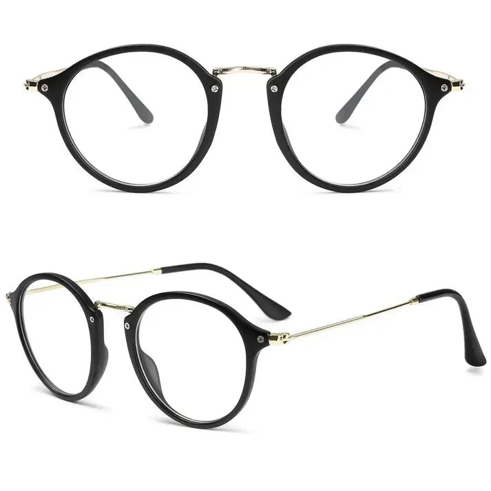 Round Photochromic Glasses UAE 🇦🇪 | Retro Metal Frame Transition Lens | Black, Leopard, Multicolor & Transparent | Cash on Delivery Dubai Abu Dhabi 🚚