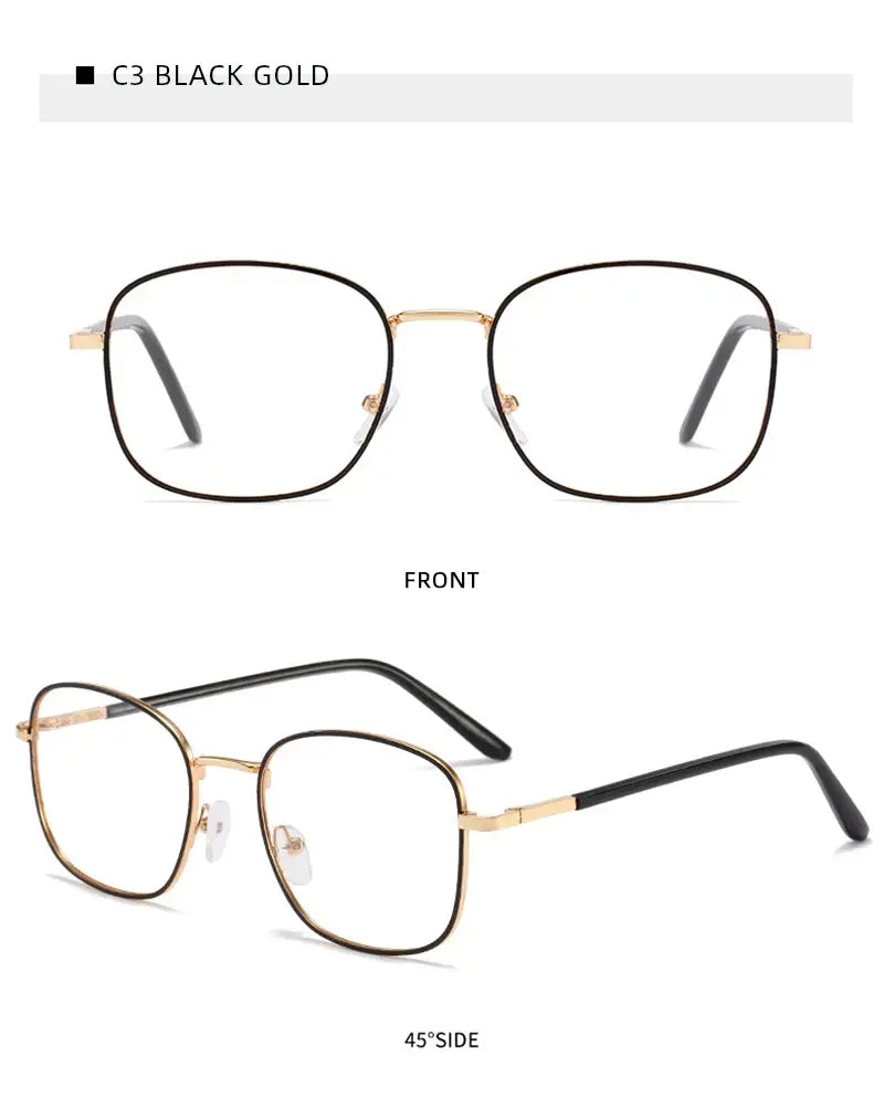 Anti-Blue Light Glasses – Unisex Metal Square Frame Eyewear | Kabayan Merkado UAE