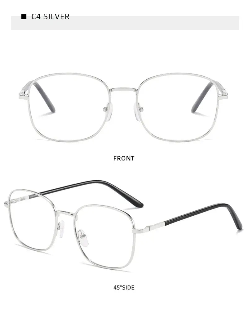 Anti-Blue Light Glasses – Unisex Metal Square Frame Eyewear | Kabayan Merkado UAE