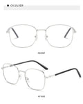 Anti-Blue Light Glasses – Unisex Metal Square Frame Eyewear | Kabayan Merkado UAE