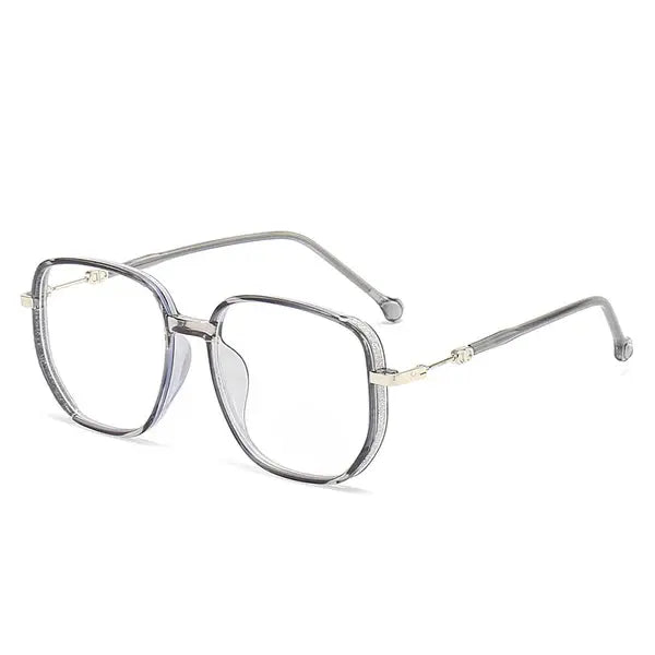 Geometric Metal Anti-Radiation Glasses | Blue Light Eyewear