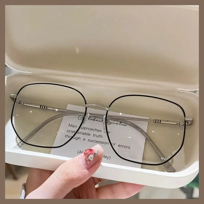 Oversized Geometric Glasses | Anti-Radiation & Blue Light Filter