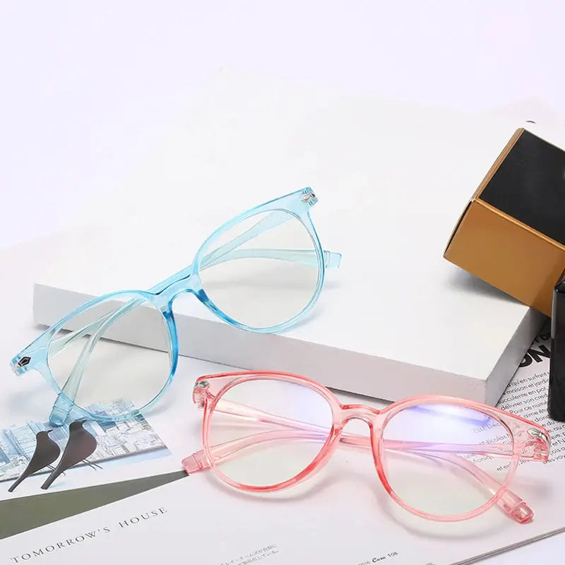 Anti-Radiation Blue Light Blocking Glasses – Round Frame Eyeglasses for Men & Women | UV Protection | Kabayan Merkado UAE