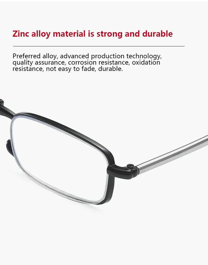 Compact Folding Reading Glasses – Portable Telescopic Frame | UAE Fast Delivery