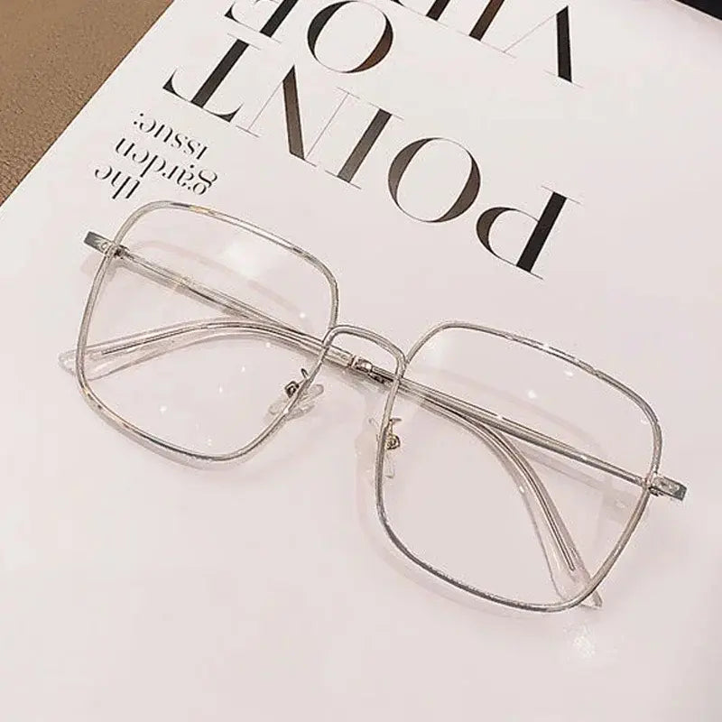 Rose Gold Photochromic Glasses for Women.