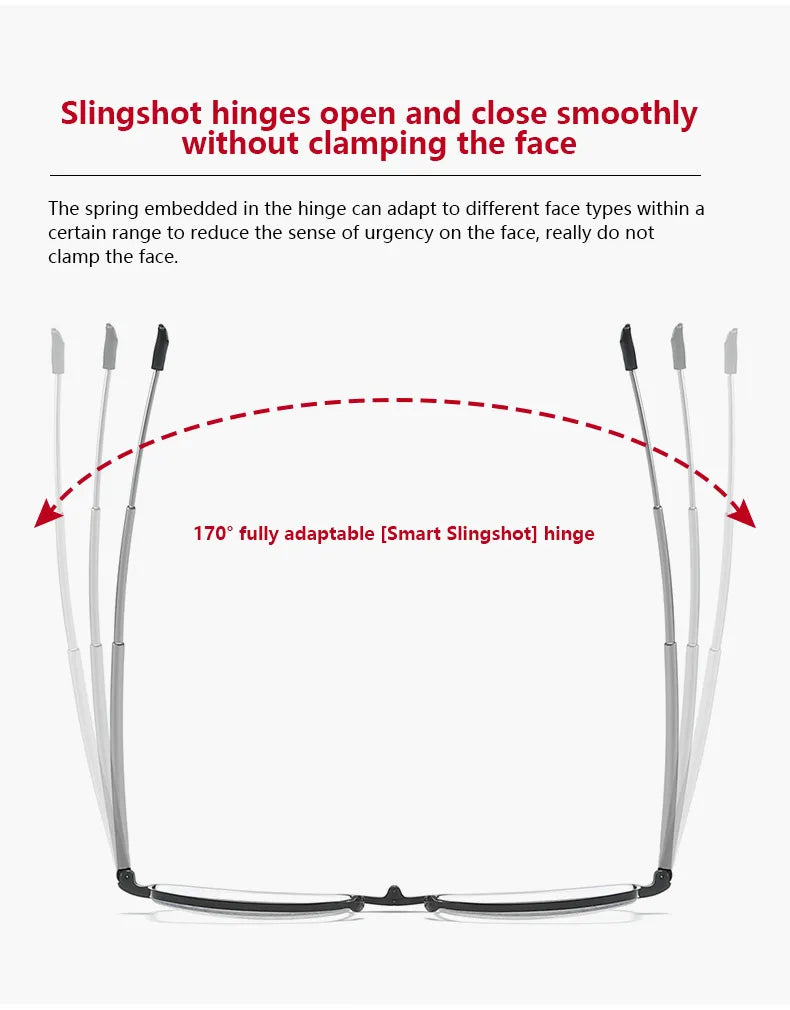 Compact Folding Reading Glasses – Portable Telescopic Frame | UAE Fast Delivery