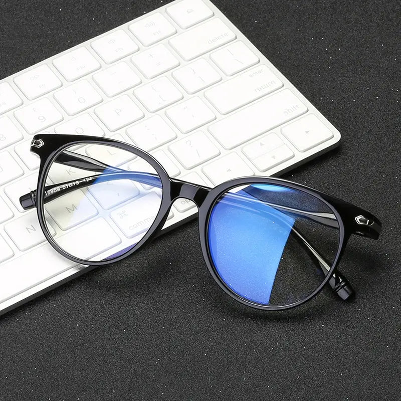 Anti-Radiation Blue Light Blocking Glasses – Round Frame Eyeglasses for Men & Women | UV Protection | Kabayan Merkado UAE