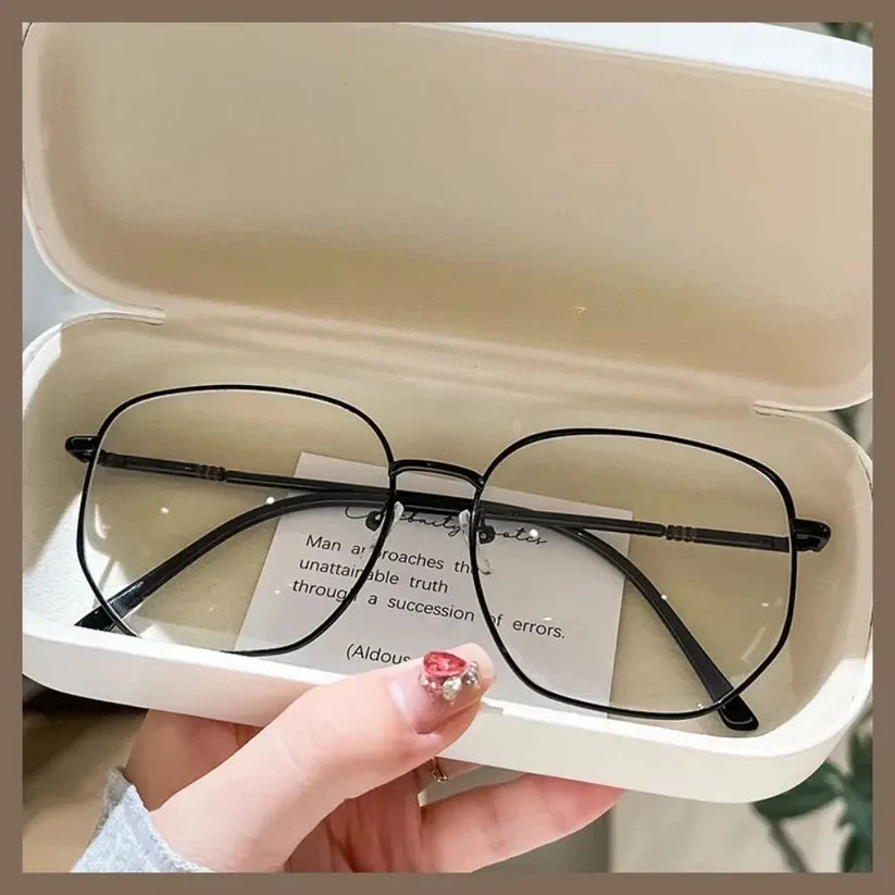 Oversized Geometric Glasses | Anti-Radiation & Blue Light Filter