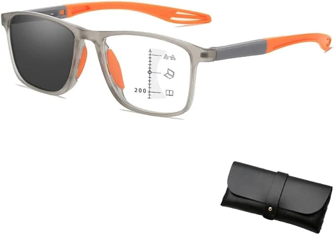 Photochromic Progressive Multifocal Reading Glasses – Transition Sun Lens Anti-Blue Light | Men's UAE