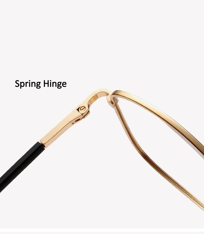 Square Photochromic Glasses UAE 🇦🇪 | Anti Blue Light Transition Lens | Alloy Frame Spring Hinge