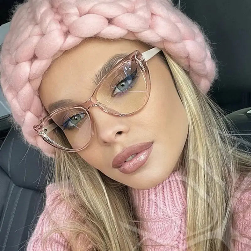 Anti-Radiation Cat Eye Glasses for Women – Blue Light Blocking Trendy Eyeglasses | UV Protection | Kabayan Merkado UAE
