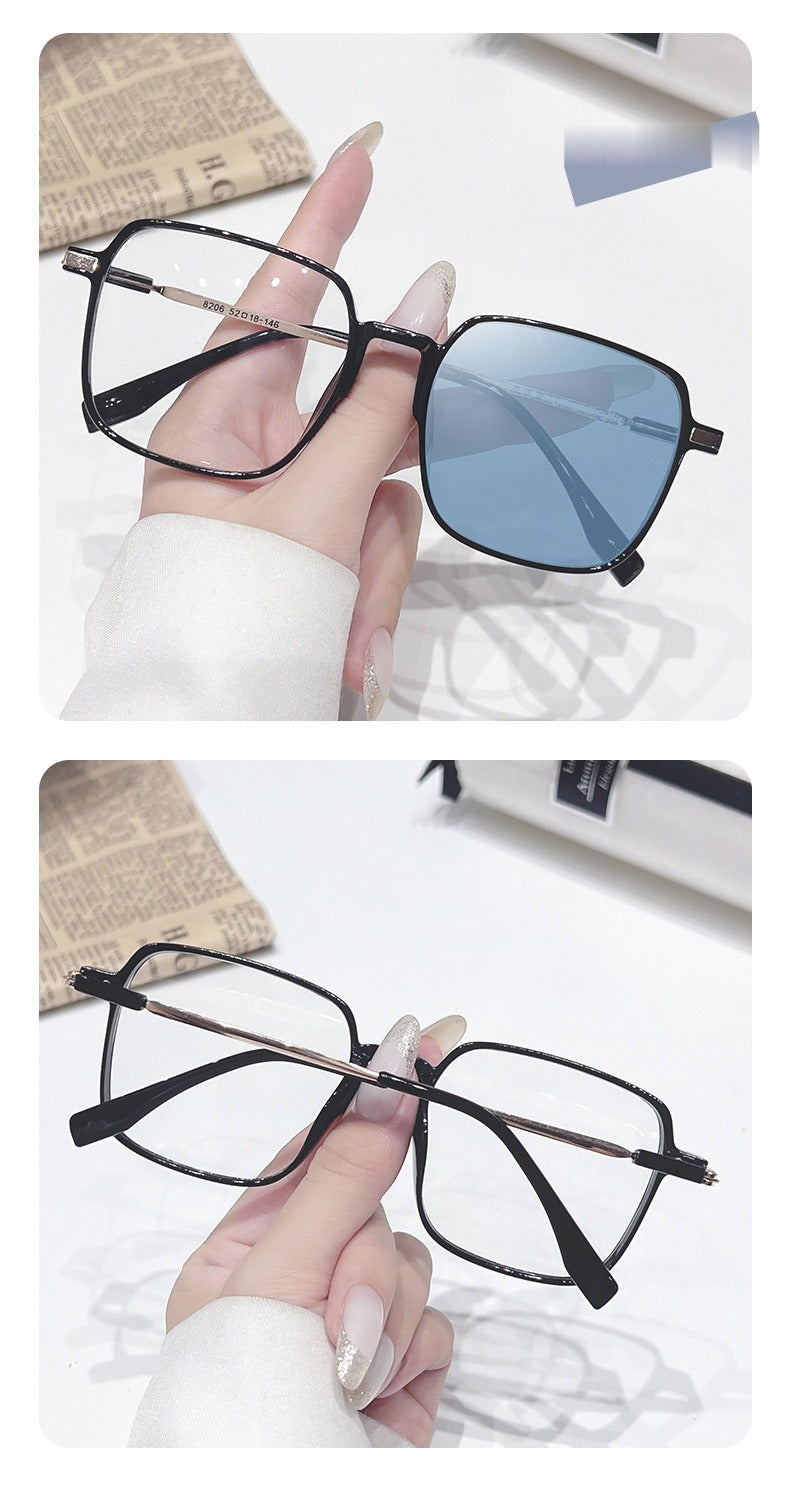 Oversized Square Photochromic Glasses UAE 🇦🇪 | Blue Light Blocking UV400 Transition Lens | 5 Colors | Cash on Delivery Dubai Abu Dhabi 🚚