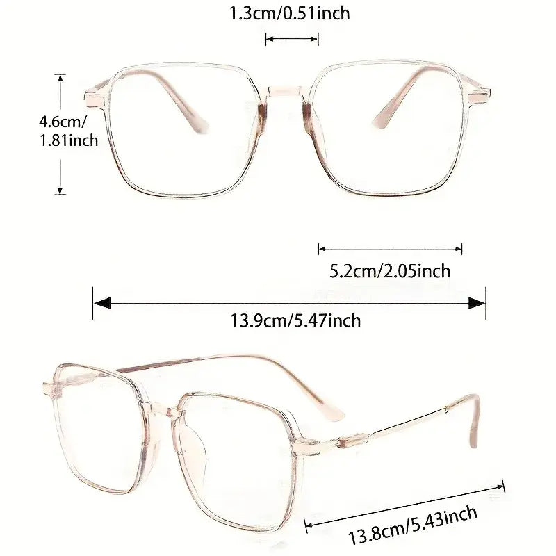 Photochromic Anti-Blue Light Glasses – UV Protection Square Frame Sunglasses for Men & Women | Transition Lens Eyewear UAE