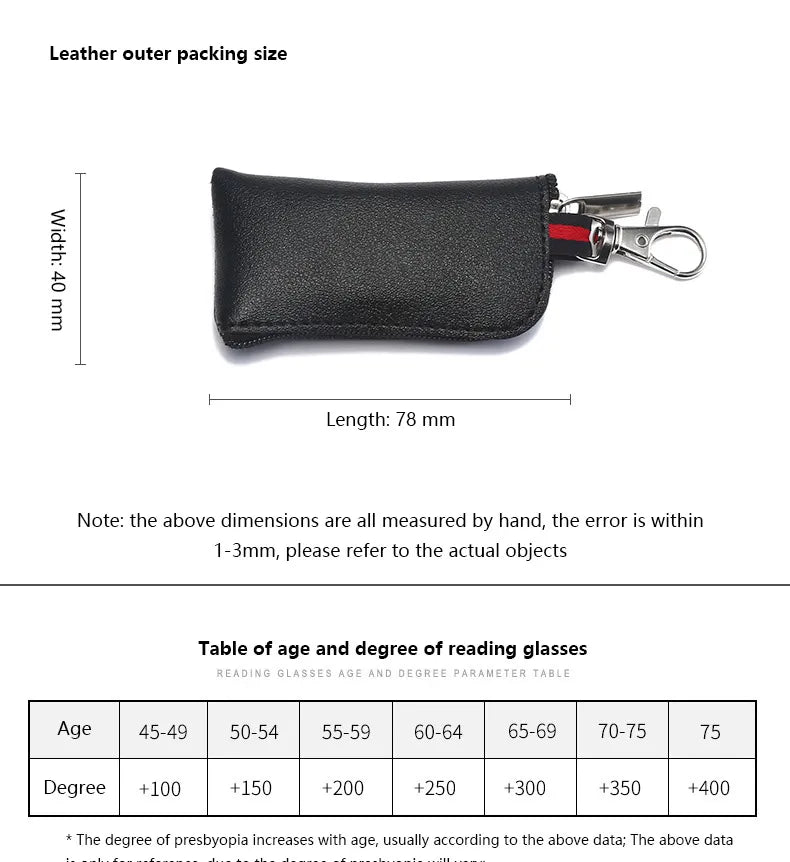 Compact Folding Reading Glasses – Portable Telescopic Frame | UAE Fast Delivery