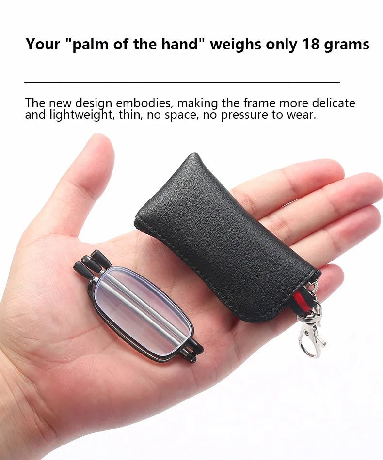 Compact Folding Reading Glasses – Portable Telescopic Frame | UAE Fast Delivery