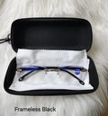"Rimless Reading Glasses Unisex – Anti Blue Light | Free Delivery UAE"