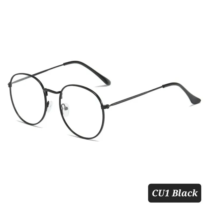 CU1 Round Photochromic Glasses UAE 🇦🇪 | Vintage Metal Frame Transition Lens | Black, Gold & Silver | Cash on Delivery Dubai Abu Dhabi 🚚