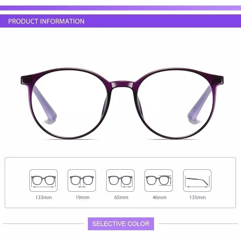 Round Frame Reading Glasses – Lightweight Flexible Eyeglasses | UAE Fast Delivery