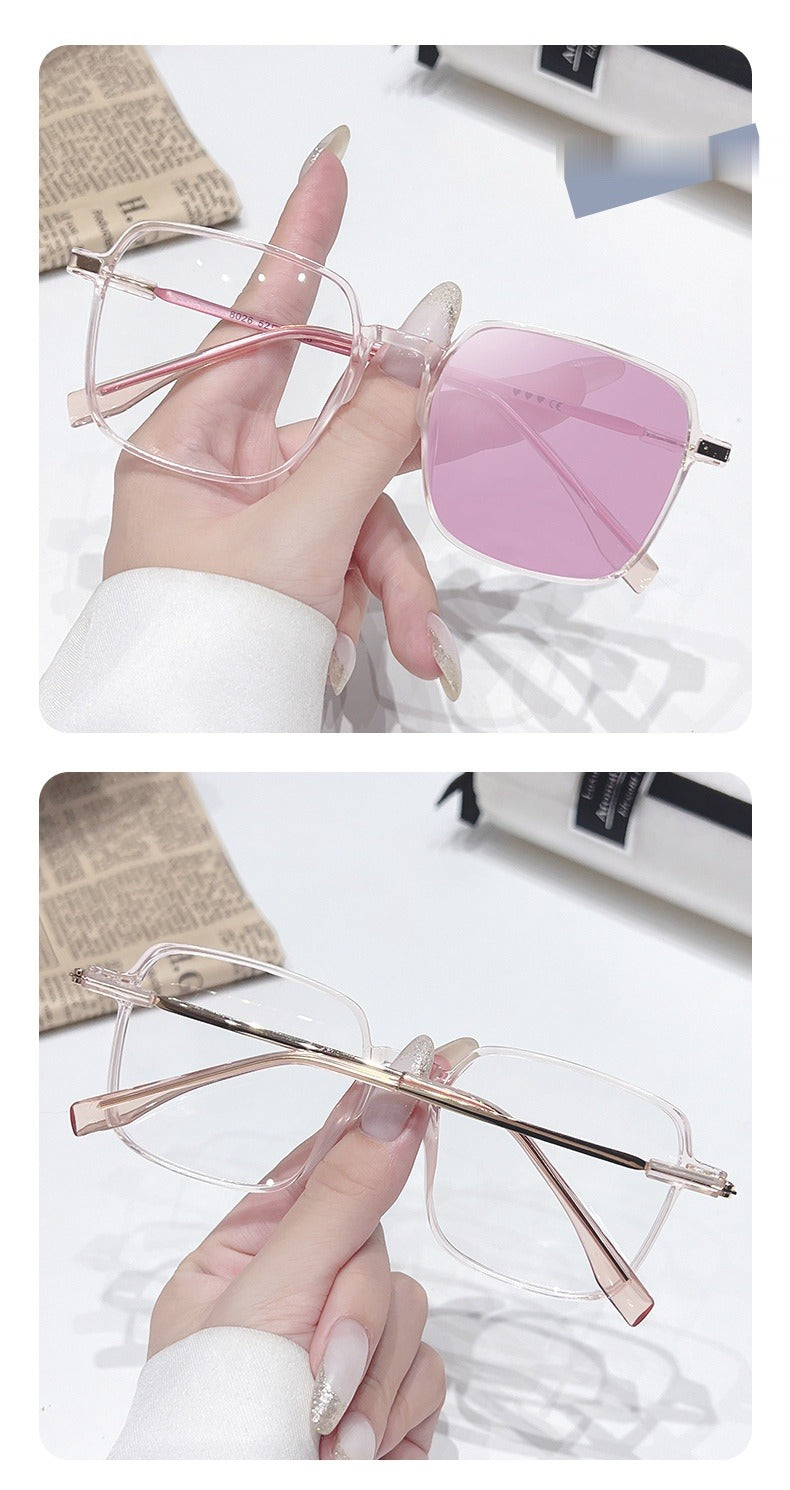 Oversized Square Photochromic Glasses UAE  . UV400 Transition Lens |