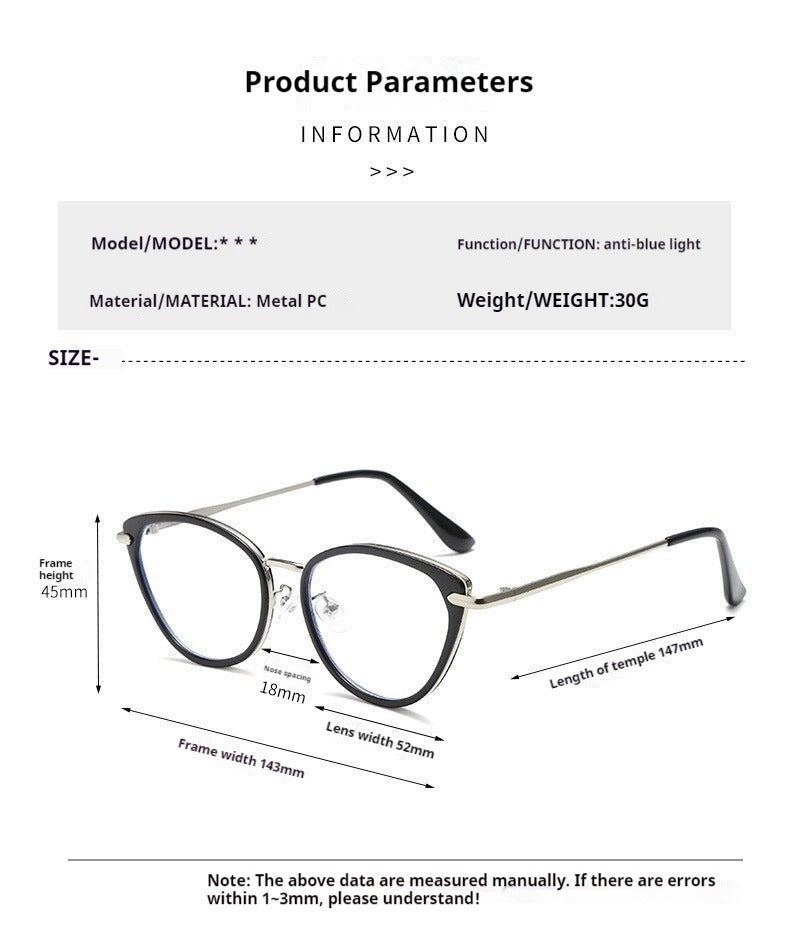 Cat-Eye Photochromic Glasses – Anti-Blue Light Transition Lenses | Kabayan Merkado UAE 🇦🇪