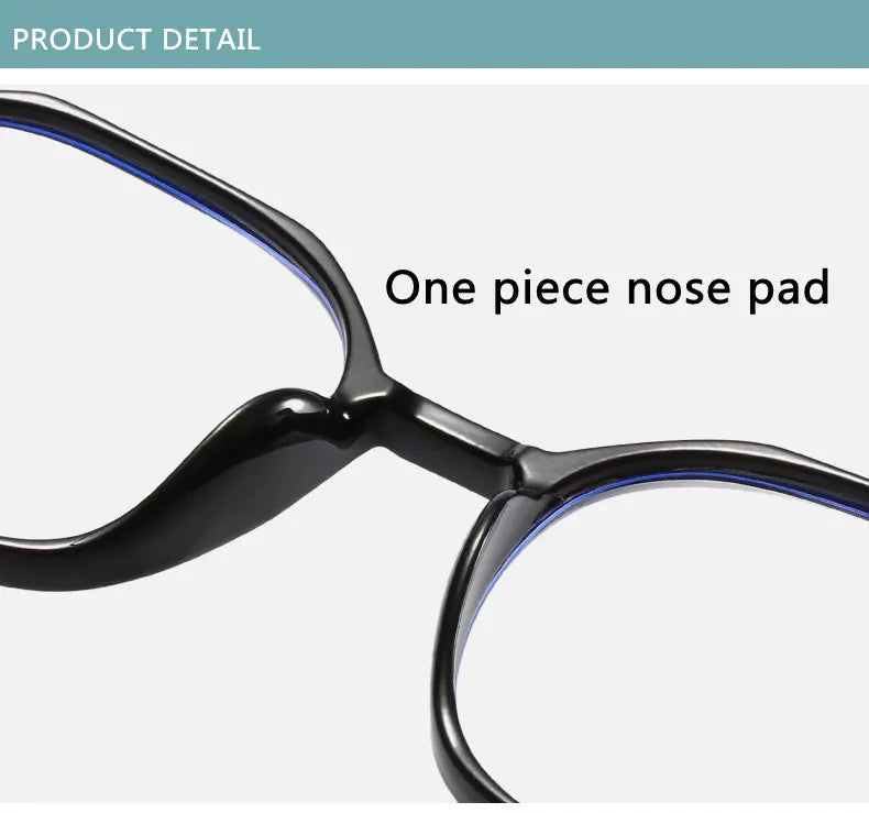 Round Geometric Reading Glasses – PC + Metal Frame, Unisex