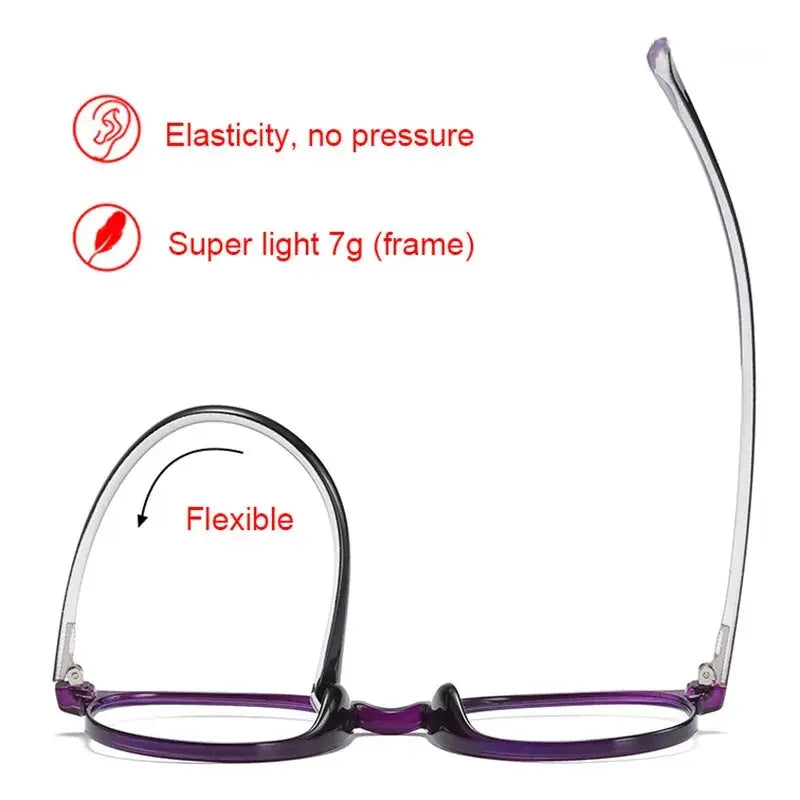 Round Frame Reading Glasses – Lightweight Flexible Eyeglasses | UAE Fast Delivery