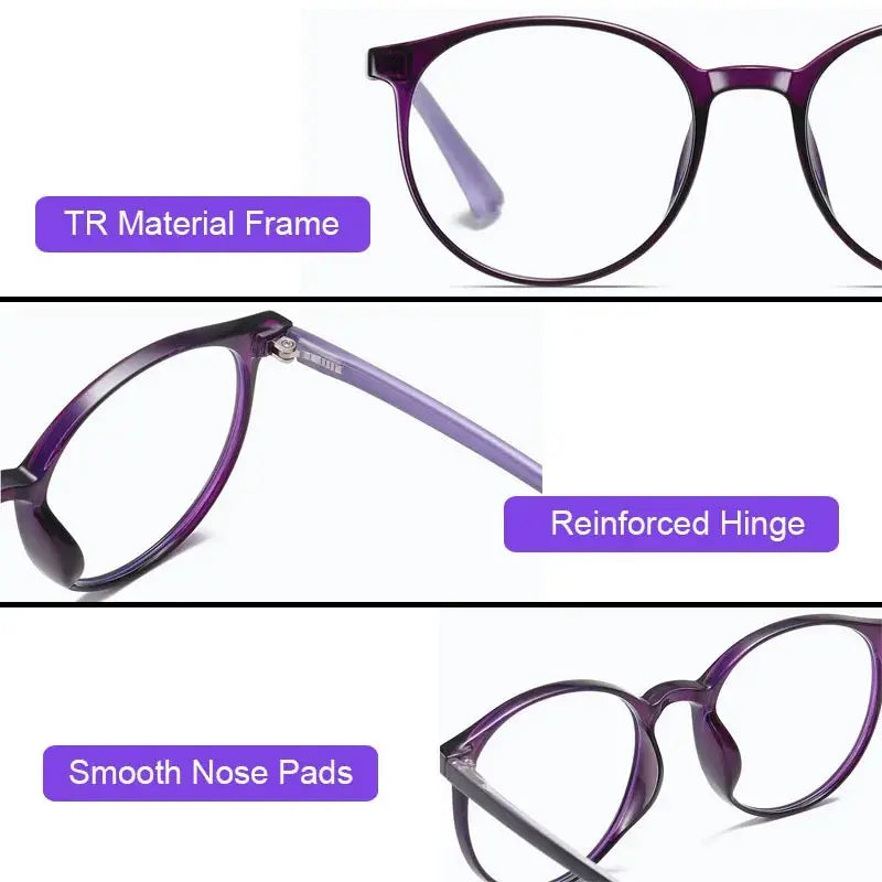 Round Frame Reading Glasses – Lightweight Flexible Eyeglasses | UAE Fast Delivery