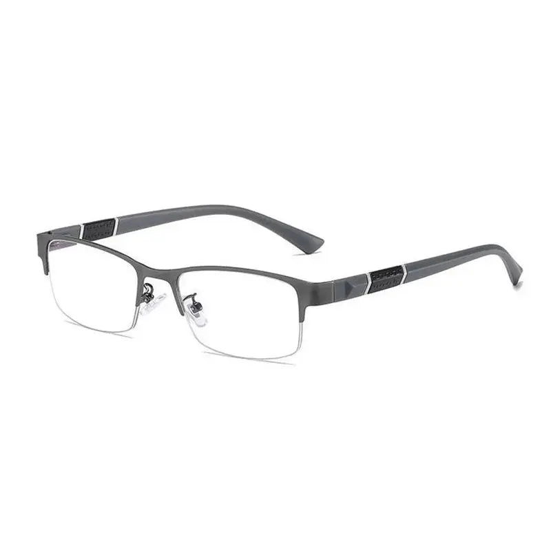 Half Rim Metal Reading Glasses – Business Executive Optical Frame | Unisex UAE