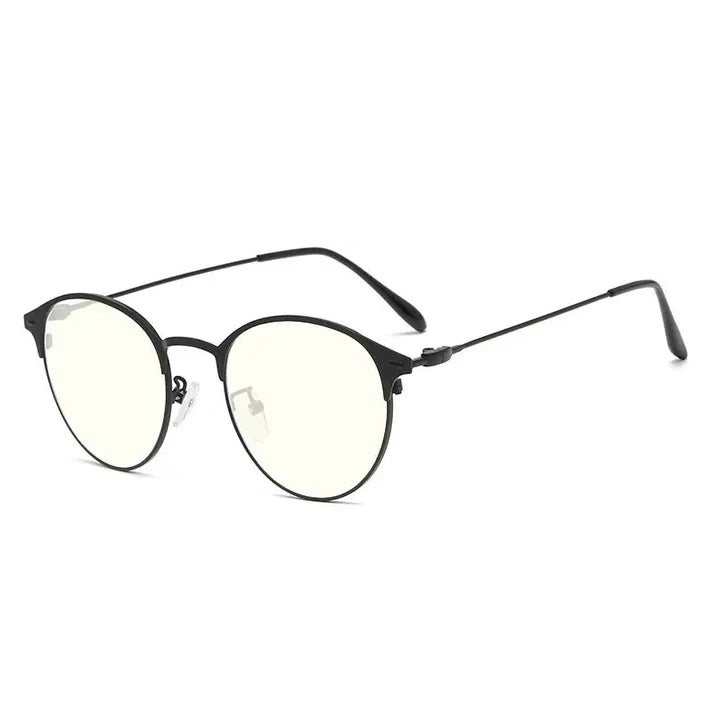 Photochromic Anti Blue Light Glasses UAE 🇦🇪 | Color-Changing Round Metal Frame | Gold, Silver & Black | Cash on Delivery Dubai Abu Dhabi 🚚