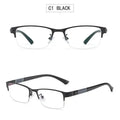 Half Rim Metal Reading Glasses – Business Executive Optical Frame | Unisex UAE