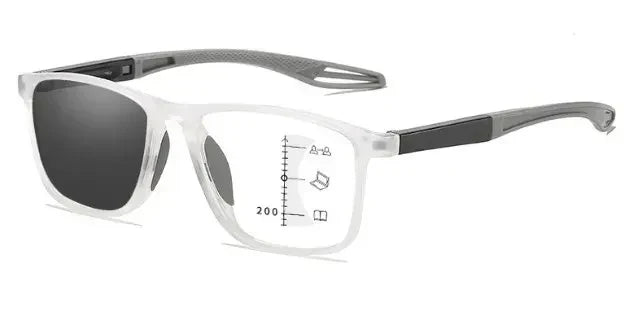 Photochromic Progressive Multifocal Reading Glasses – Transition Sun Lens Anti-Blue Light | Men's UAE